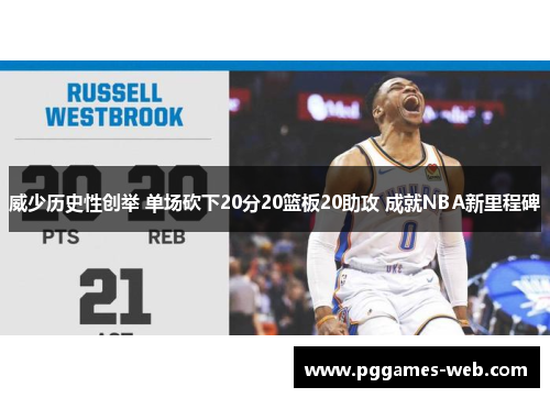 威少历史性创举 单场砍下20分20篮板20助攻 成就NBA新里程碑